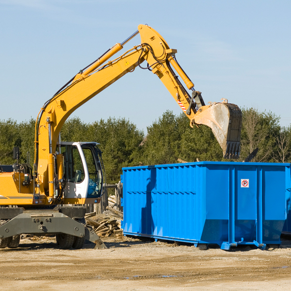 can i pay for a residential dumpster rental online in Villa Heights